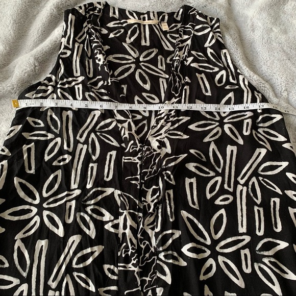 Soft surroundings black and white duster - Picture 4 of 7